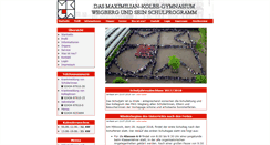 Desktop Screenshot of mkg-wegberg.de