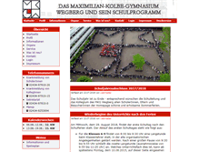 Tablet Screenshot of mkg-wegberg.de